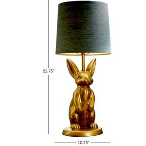 Emily &Meritt bunny lamp.